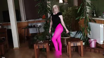 NEON TIGHTS TRY ON #9