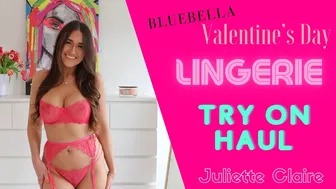 Sexy Valentine's Day Lingerie Try on haul with Juliette Claire | BlueBella