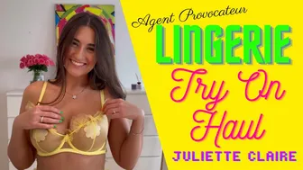 Sexy lingerie try on haul with Juliette Claire | Agent Provocateur №2