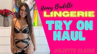 SEXY Honey Birdette Lingerie Try On Haul with Juliette Claire