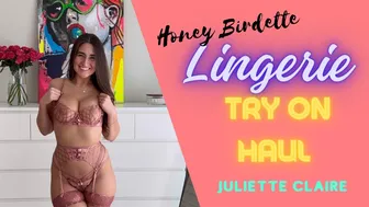 Sexy Lingerie try on haul with Juliette Claire | Honey Birdette №3