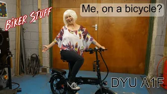 Trying out the DYU A1F electric bicycle #1