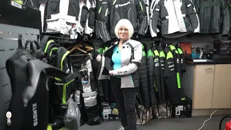 Try on of ladies motorcycle textile jackets #7