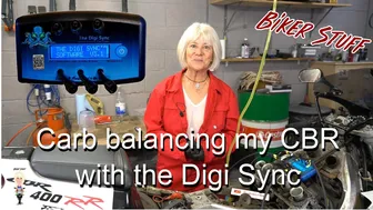 CBR400RR Carb Balancing with The Digi Sync Carb Sync Tool