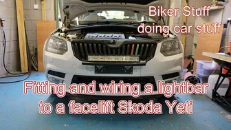 The struggles of fitting a light bar to a Skoda Yeti