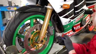 CBR400RR brake cleaning #2