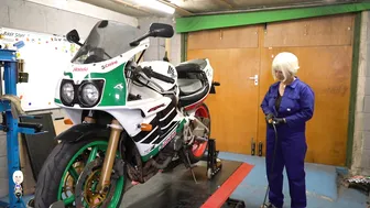 CBR400RR oil and filter change #10