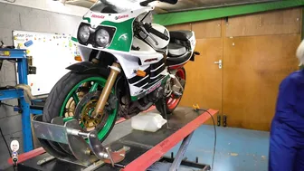 CBR400RR oil and filter change #4