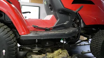 How To Repair A Bent Mower Deck on a Mountfield 1530H #2