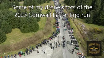 Drone footage of the Cornwall Egg run of 2023