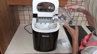 Costway Mini Portable Electric Ice Maker - See what I think #6