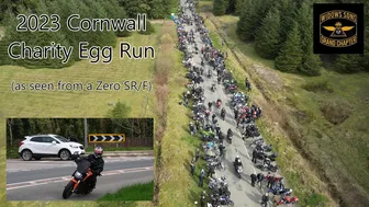 A ride around the 2023 Cornwall Egg Run on a Zero SR/F