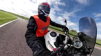 Gary riding around Thruxton #9