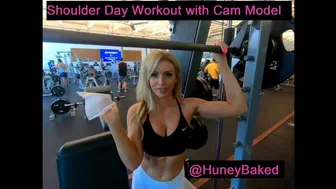 Shoulder Day Workout with HuneyBaked