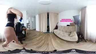 The girl cleans the room, for you ♥ | vr video 360 #9