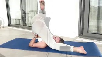 Split challenge. Stretch legs & feet. Yoga contortion. Gymnastics Flex #split #stretch #contortion №2 #8