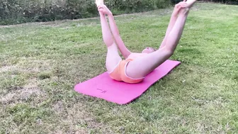 Contortion and Gymnastics Training, Gymnastic challenge, flexibility splits. with yoga #7