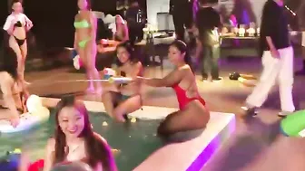 Thong Bikini Pool Party In Taiwan #9