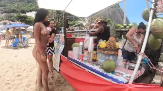 Marianna Dey's Thong Bikini Day In Rio de Janeiro #3