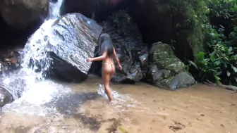 Thong Bikini Waterfall Shower (Marianna Dey) #3