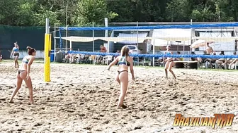 Thong Bikini Beach Volleyball In Italy #5