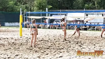 Thong Bikini Beach Volleyball In Italy #8