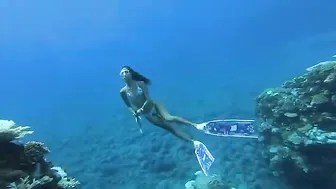 Bikini Free Diving & Swimming In Taiwan (2021) #9