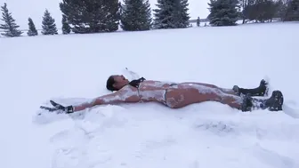 Filipina Snow Workout In Black Bikini #10