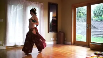 Western Hindu Woman Offering Dance Puja #6