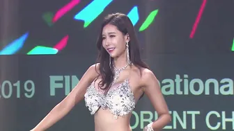 Korean Fitness Model In Gorgeous White Bikini #1