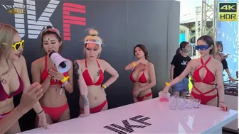 Taiwanese Bikini Models Playing Beer Pong #1