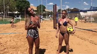 Bikini Foot Volleyball Fundamentals (2017) #1