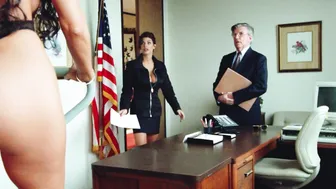 Day Of The Warrior - Office Thong Leotard Scene #5