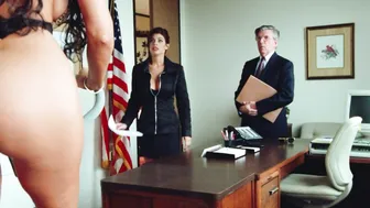 Day Of The Warrior - Office Thong Leotard Scene #6