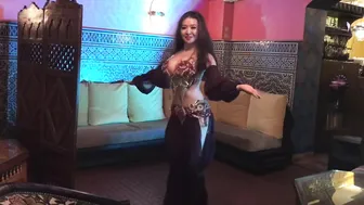 Kazakh Bellydancer In Restaurant #3