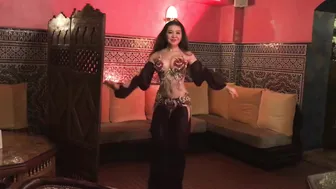 Kazakh Bellydancer In Restaurant #4