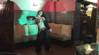 Kazakh Bellydancer In Restaurant #9