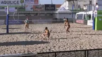 Bikini Sports - Women's Beach Volleyball Practice (Spain)