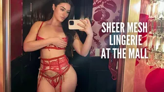 SHEER MESH LINGERIE TRY ON HAUL | VICTORIA'S SECRET