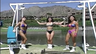 Bodyshaping - Kiana Tom & Jennifer Dempster Purple and Red Bikini 4 #10