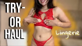 Transparent & See Through Lingerie Try On Haul