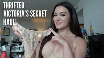 SHEER MESH VICTORIA'S SECRET LINGERIE HAUL! *thrifted*