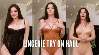 LACY LINGERIE TRY ON HAUL!