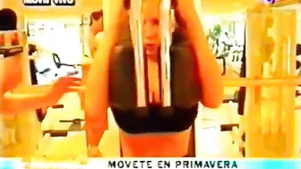 Sabrina Pettinato se cambia en el gimnasio #10