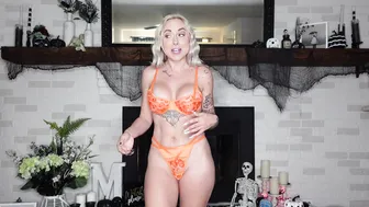 ALL *ORANGE* LINGERIE HAUL + review #10