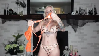 ALL *ORANGE* LINGERIE HAUL + review #3