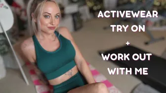 ACTIVEWEAR TRY-ON | WORKOUT WITH ME!