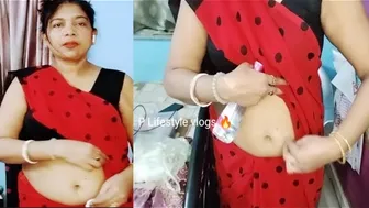 Navi ko main kaise clean karti hu/Navel cleaning vlog #cleaning #vlogginglifestyle #navel #1