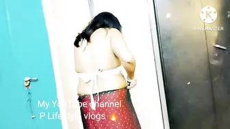 My new saree drape vlog ♥️♥️ Low waist saree Draping #minivlog #indianvlogger #sareedrapping #lowwaist #4