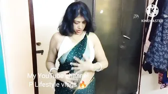 My new saree drape vlog ♥️♥️ Low waist saree Draping #minivlog #indianvlogger #sareedrapping #lowwaist #9